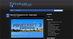 Desktop Screenshot of firstleak.com