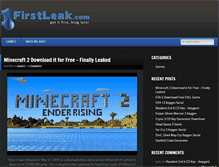 Tablet Screenshot of firstleak.com